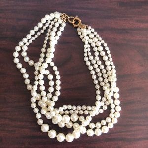 J.Crew Pearl Statement Necklace